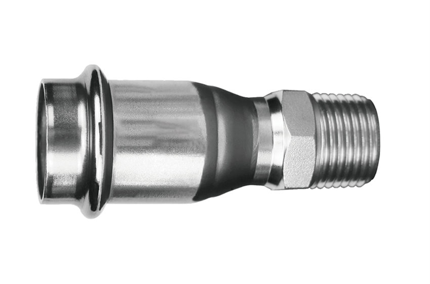 不銹鋼雙卡壓外絲直接